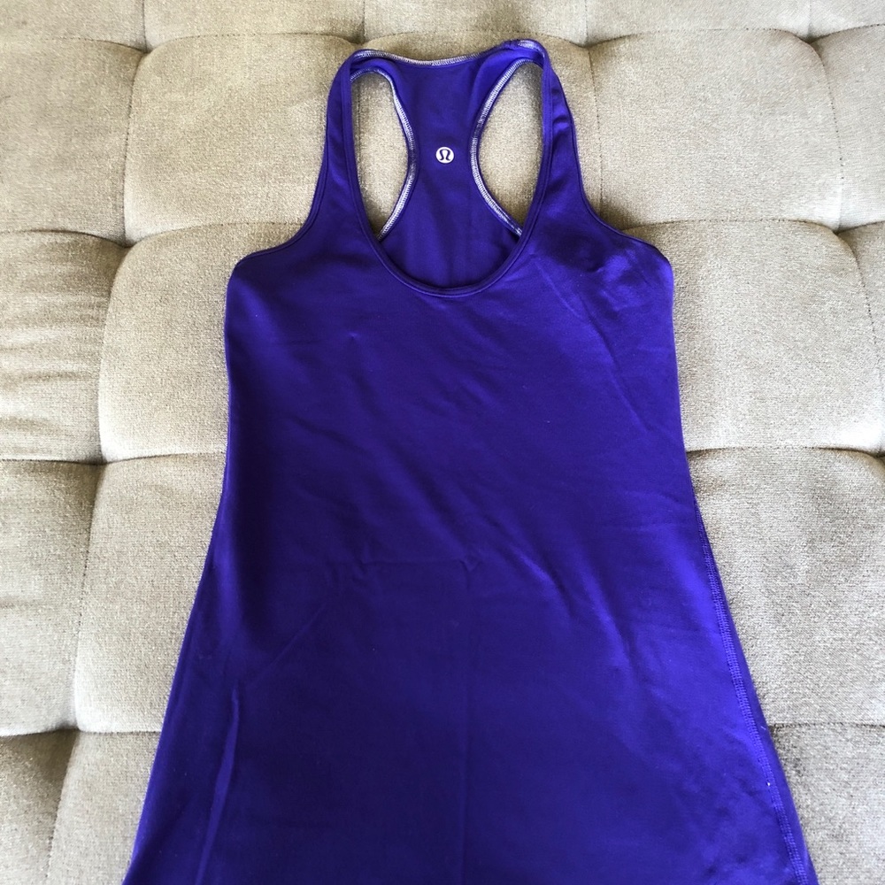 Lulu lemon tank size 6 purple
